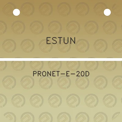 estun-pronet-e-20d