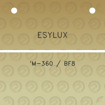 esylux-m-360-bf8