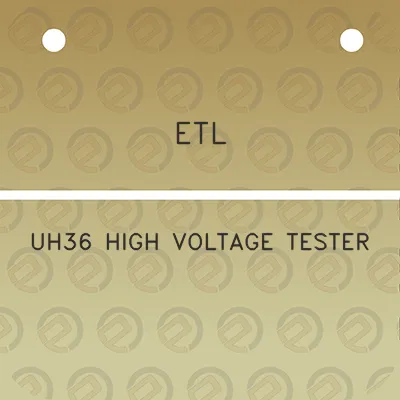 etl-uh36-high-voltage-tester