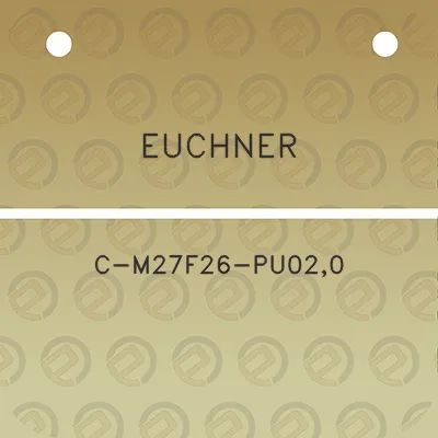 euchner-c-m27f26-pu020