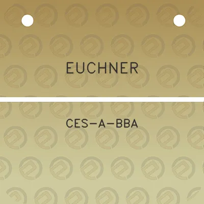 euchner-ces-a-bba