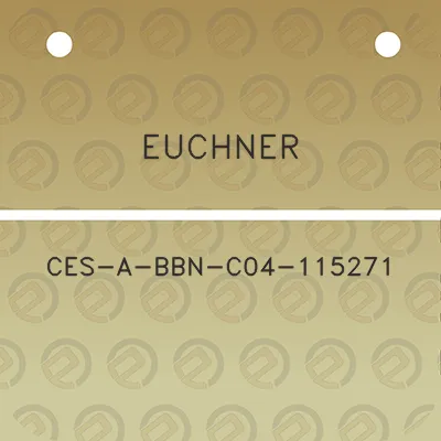 euchner-ces-a-bbn-c04-115271