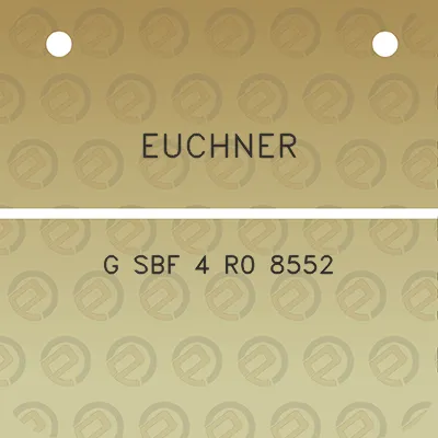 euchner-g-sbf-4-r0-8552