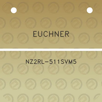 euchner-nz2rl-511svm5