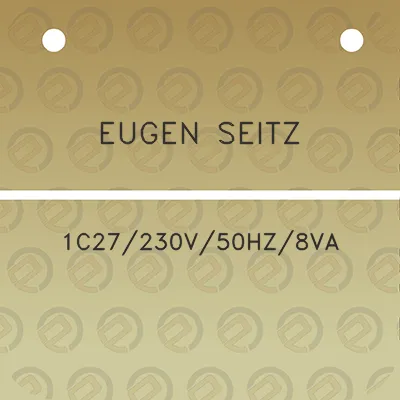 eugen-seitz-1c27230v50hz8va