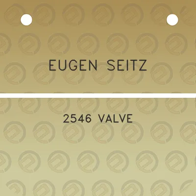 eugen-seitz-2546-valve