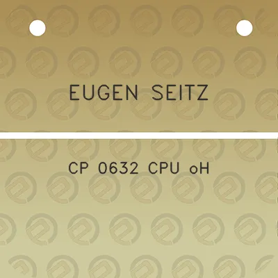 eugen-seitz-cp-0632-cpu-oh