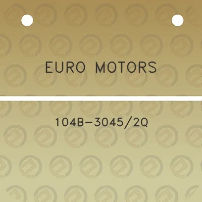 euro-motors-104b-30452q