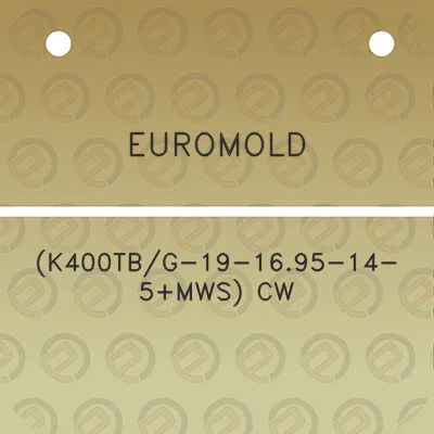 euromold-k400tbg-19-1695-14-5mws-cw