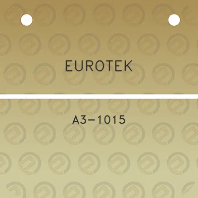 eurotek-a3-1015