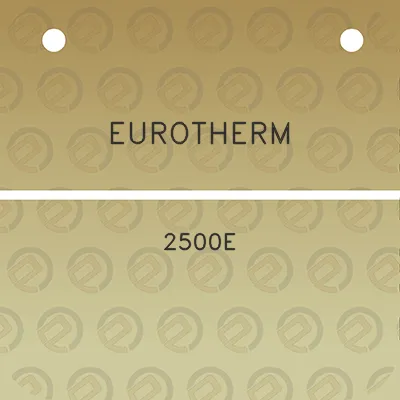 eurotherm-2500e