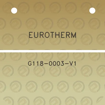 eurotherm-g118-0003-v1