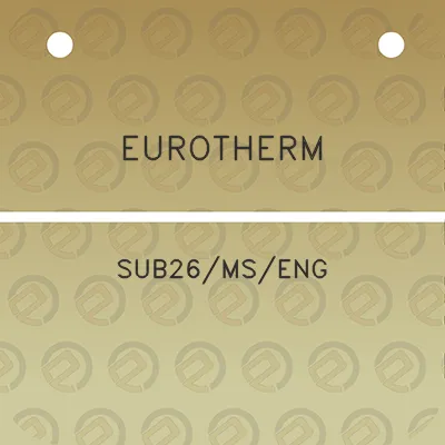 eurotherm-sub26mseng