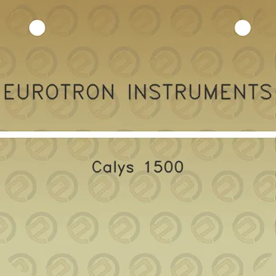 eurotron-instruments-calys-1500