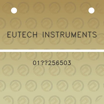 eutech-instruments-01256503