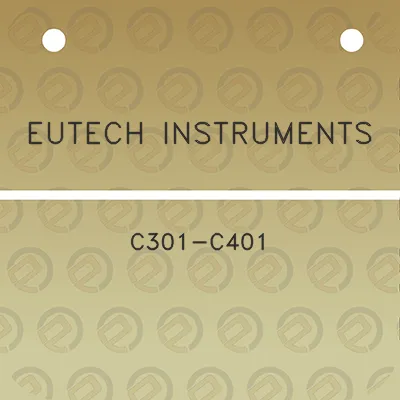 eutech-instruments-c301-c401