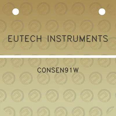 eutech-instruments-consen91w