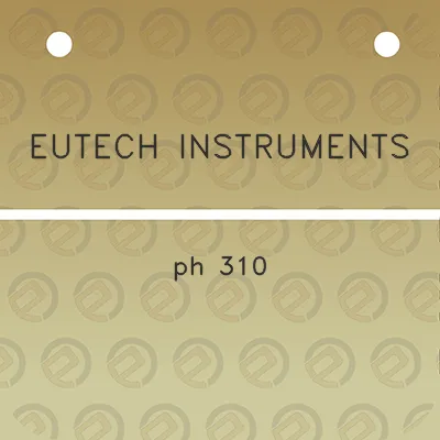 eutech-instruments-ph-310