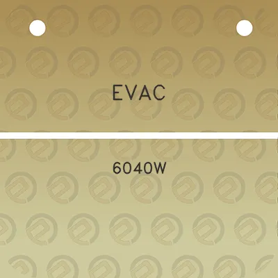 evac-6040w