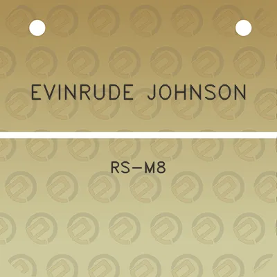 evinrude-johnson-rs-m8