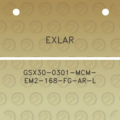 exlar-gsx30-0301-mcm-em2-168-fg-ar-l