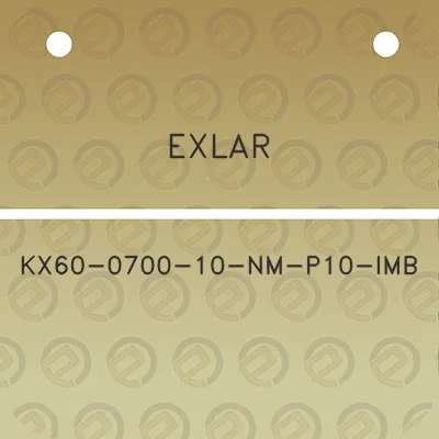 exlar-kx60-0700-10-nm-p10-imb