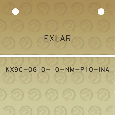 exlar-kx90-0610-10-nm-p10-ina