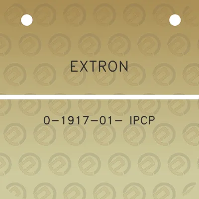 extron-0-1917-01-ipcp