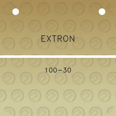 extron-100-30