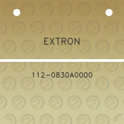 extron-112-0830a0000