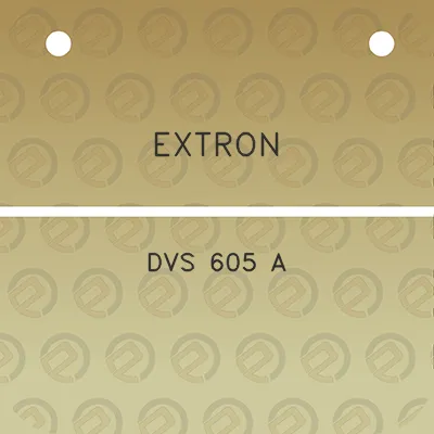 extron-dvs-605-a