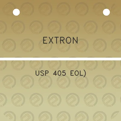 extron-usp-405-eol