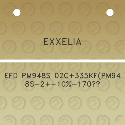 exxelia-efd-pm948s-02c335kfpm948s-2-10-170