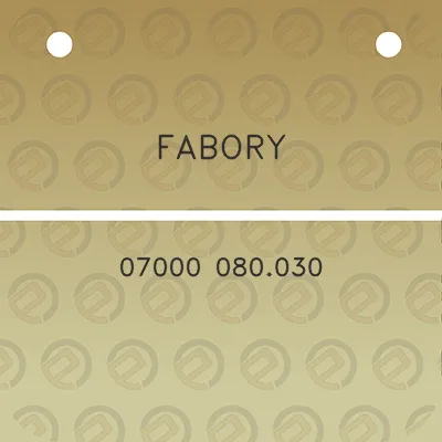 fabory-07000-080030