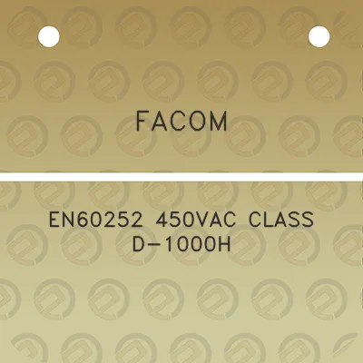 facom-en60252-450vac-class-d-1000h