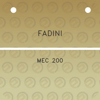 fadini-mec-200