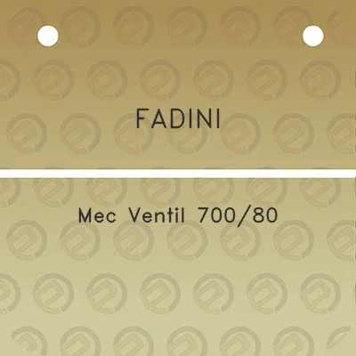 fadini-mec-ventil-70080