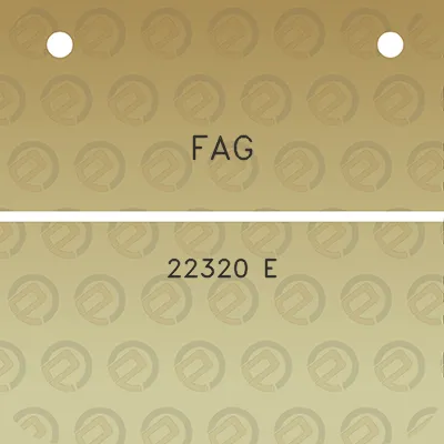 fag-22320-e