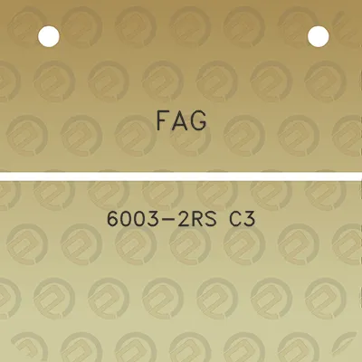 fag-6003-2rs-c3