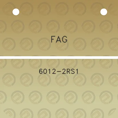 fag-6012-2rs1