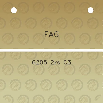 fag-6205-2rs-c3