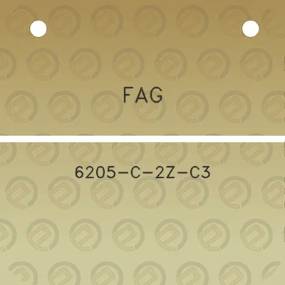 fag-6205-c-2z-c3