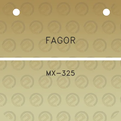 fagor-mx-325