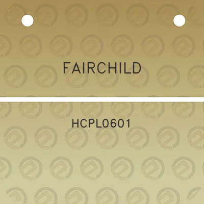 fairchild-hcpl0601