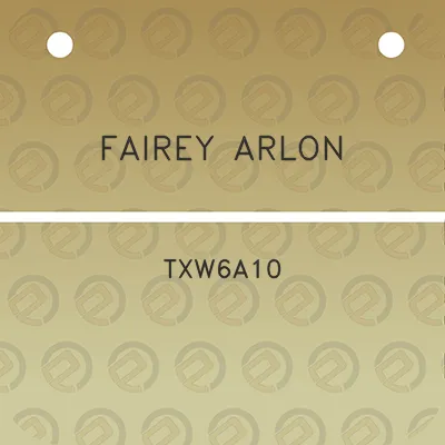 fairey-arlon-txw6a10