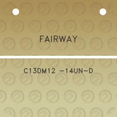 fairway-c13dm12-14un-d