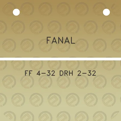 fanal-ff-4-32-drh-2-32