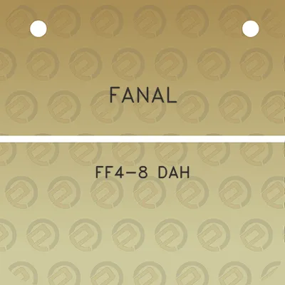 fanal-ff4-8-dah