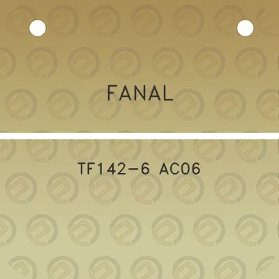 fanal-tf142-6-ac06