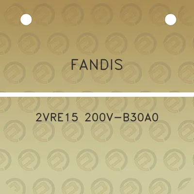 fandis-2vre15-200v-b30a0